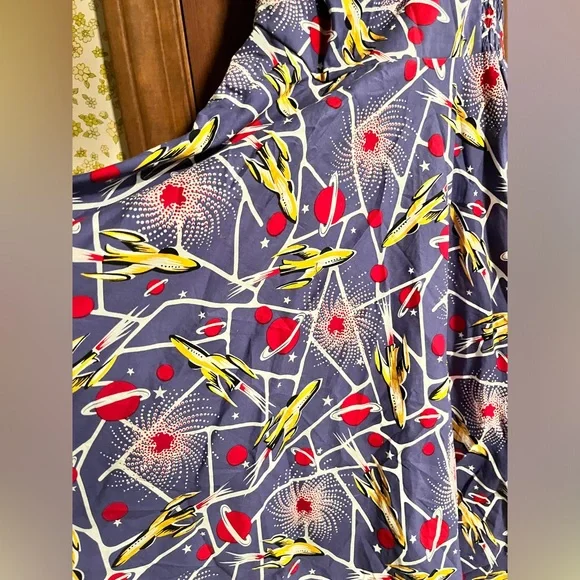 Trashy Diva Trixie Rock Print Dress - Picture 5 of 7